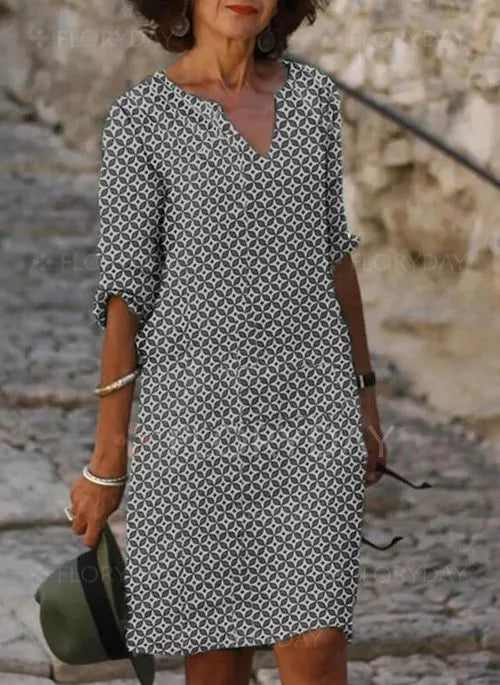 Sukienka Damska Letnia Mini W Stylu Vintage
