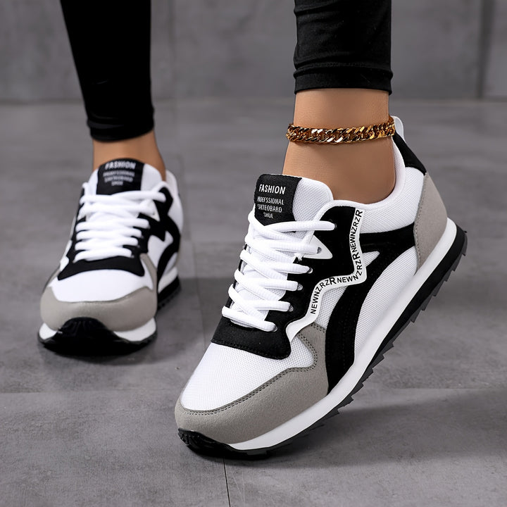 Sneakersy Damskie Retro Niskie Sznurowane