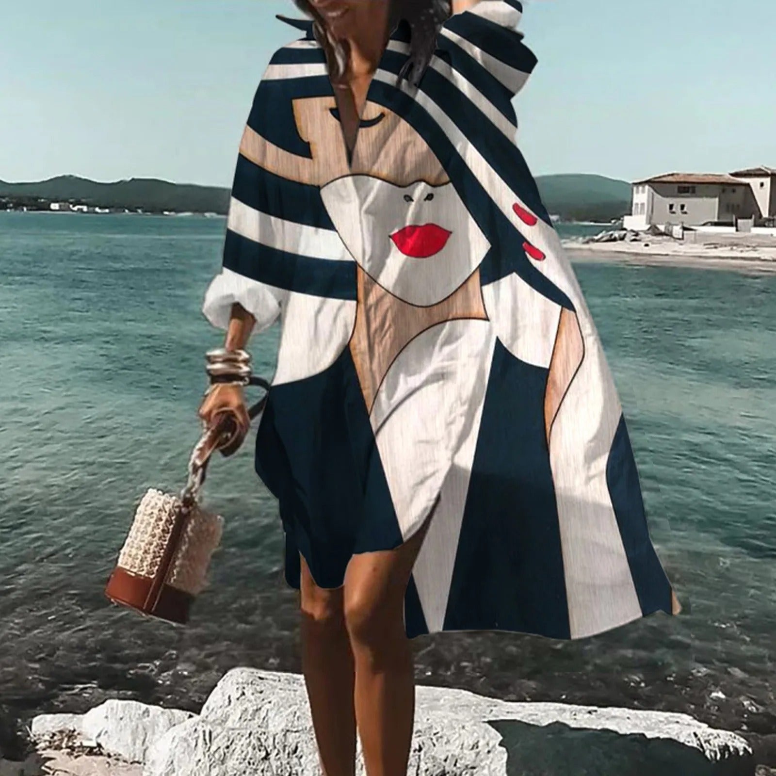 Sukienka Letnia Koszulowa Casual