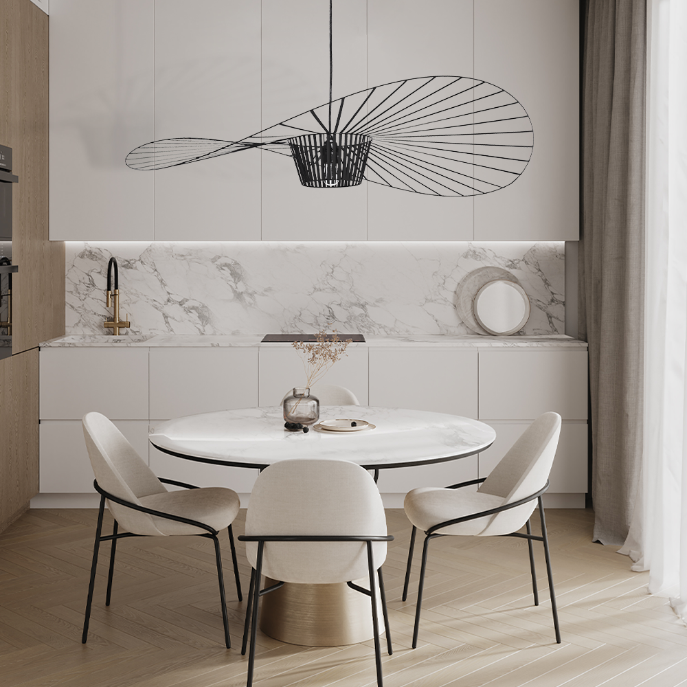 Wisząca Lampa LED O Ażurowej Formie Do Jadalni I Salonu