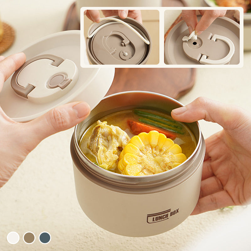Lunchbox Termiczny Wielopoziomowy Ze Stali Nierdzewnej Z Torbą