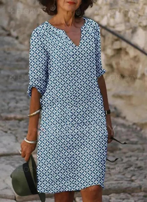 Sukienka Damska Letnia Mini W Stylu Vintage