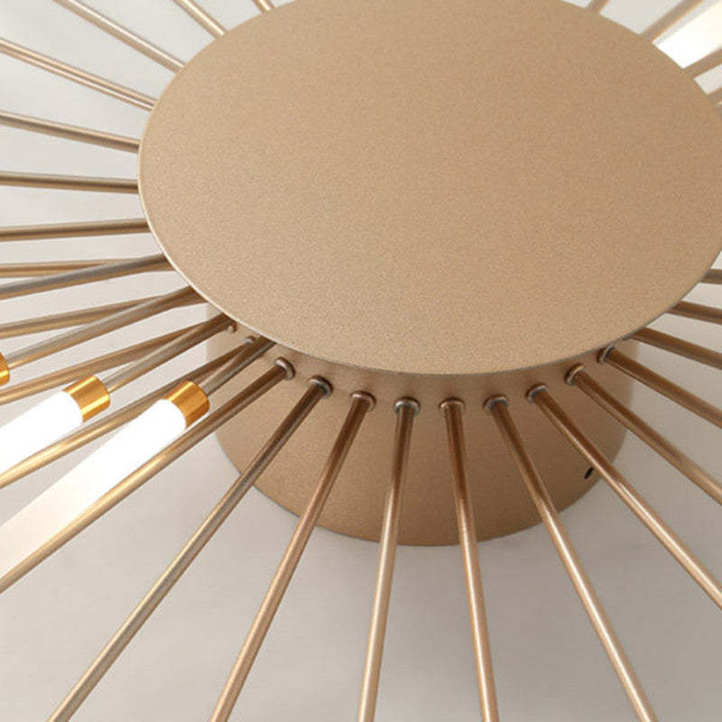 Żyrandol Sufitowy LED Z Promienistą Formą Do Oświetlenia Wnętrz