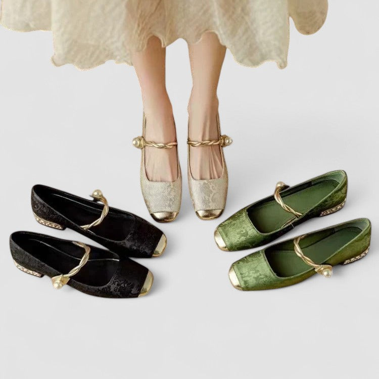 Buty Na Obcasie Mary Jane Damskie