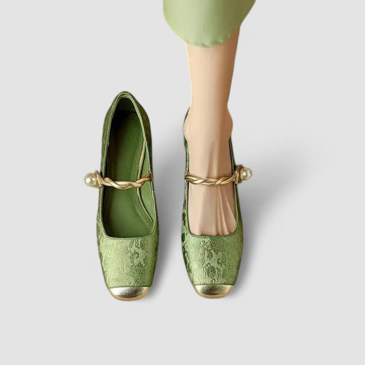 Buty Na Obcasie Mary Jane Damskie