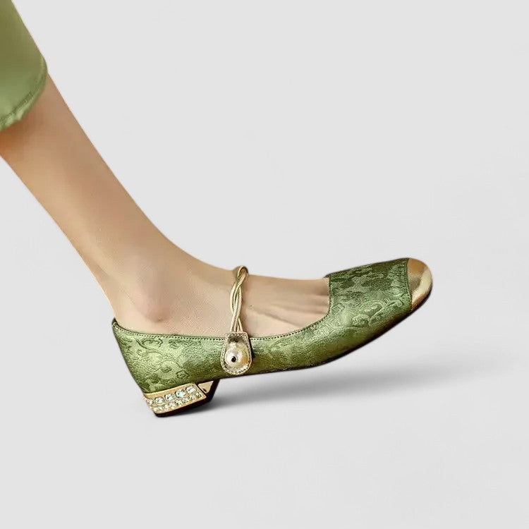 Buty Na Obcasie Mary Jane Damskie