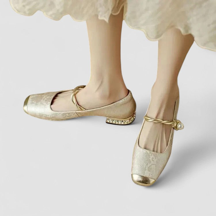 Buty Na Obcasie Mary Jane Damskie