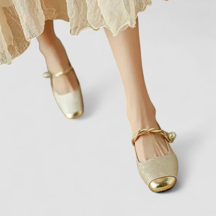 Buty Na Obcasie Mary Jane Damskie