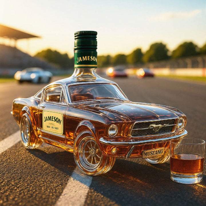 Karafka Do Whisky W Kształcie Samochodu Z Ozdobnym Designem BowLift