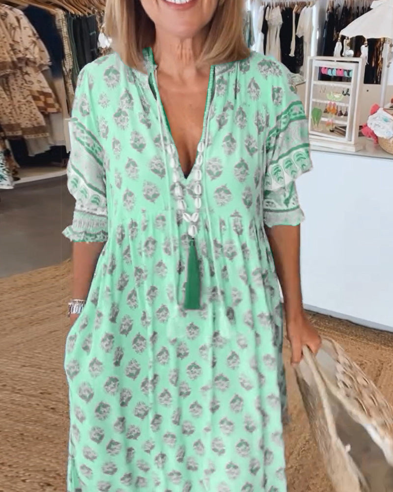 Natalia | Sukienka Damska Boho Zwiewna