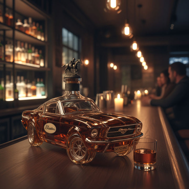 Karafka Do Whisky W Kształcie Samochodu Z Ozdobnym Designem BowLift