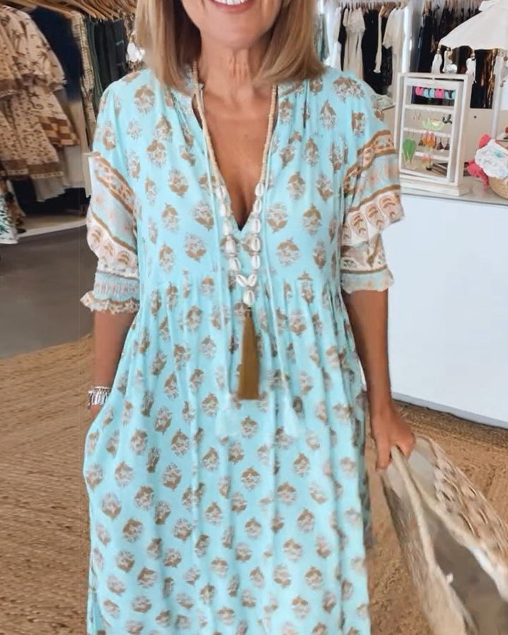 Natalia | Sukienka Damska Boho Zwiewna