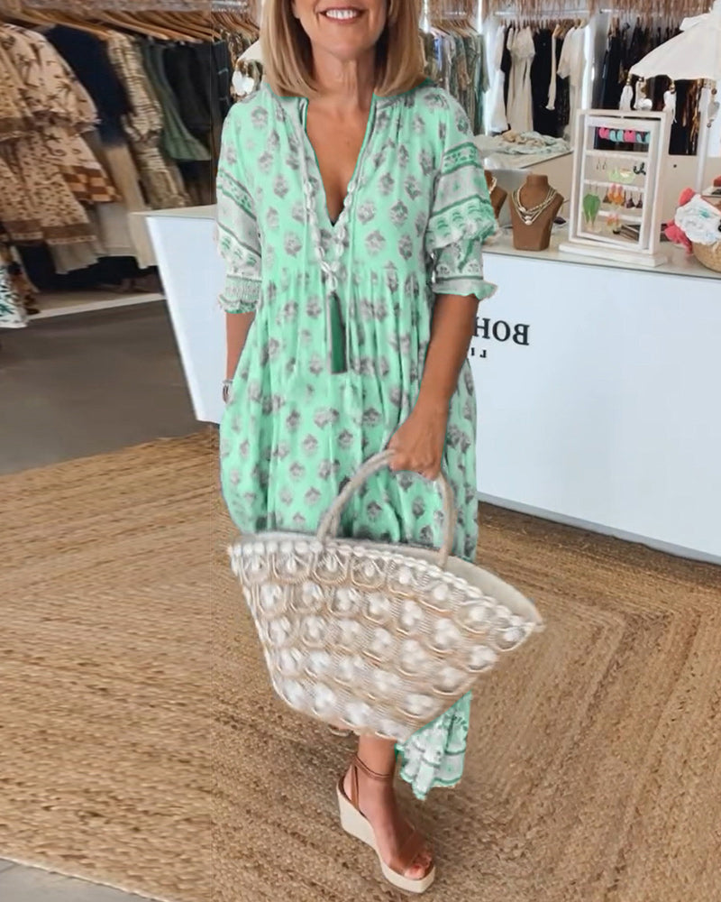 Natalia | Sukienka Damska Boho Zwiewna