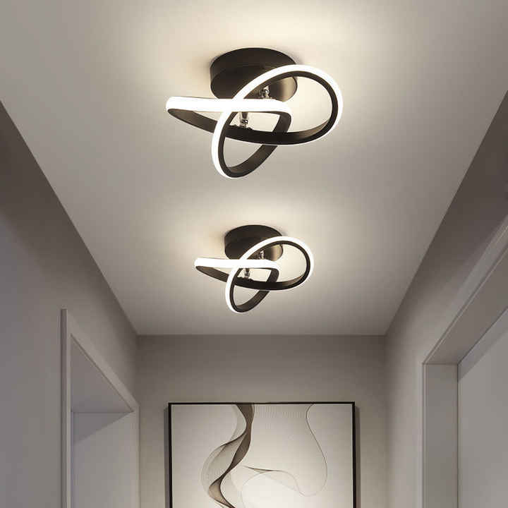 Lampa Sufitowa LED Z Geometryczną Formą Do Oświetlenia Wnętrz