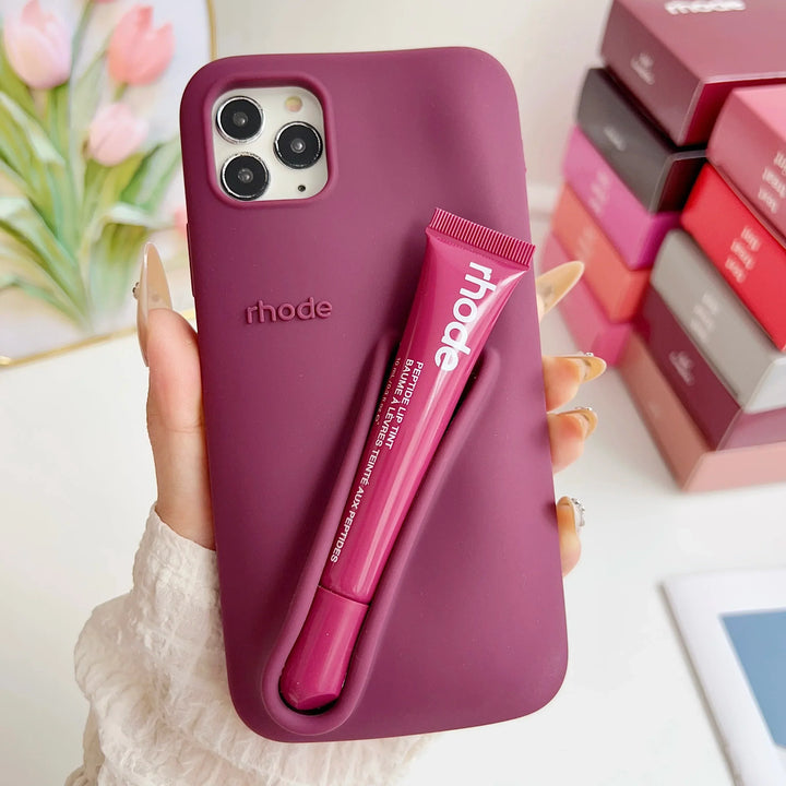 Etui Do iPhone Z Błyszczykiem Na Usta Do Modeli iPhone 13–17