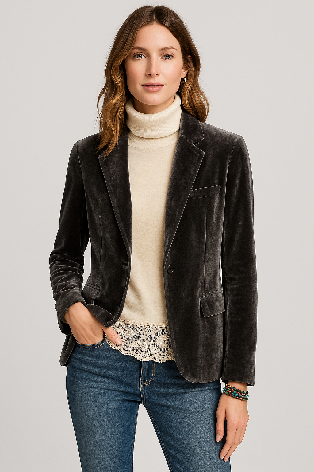 Vivienne | Damska Marynarka Premium Slim Fit