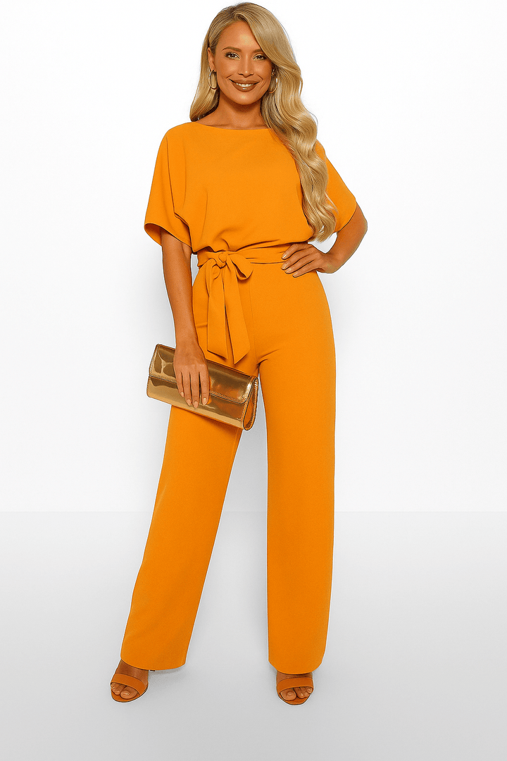 Urszula | Kombinezon Damski Elegancki Szerokie Nogawki