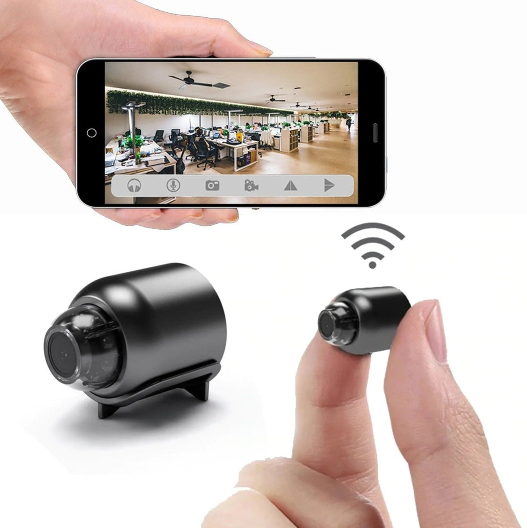 Bezprzewodowa Mini Kamera WiFi Z Trybem Nocnym I Podglądem Mobilnym