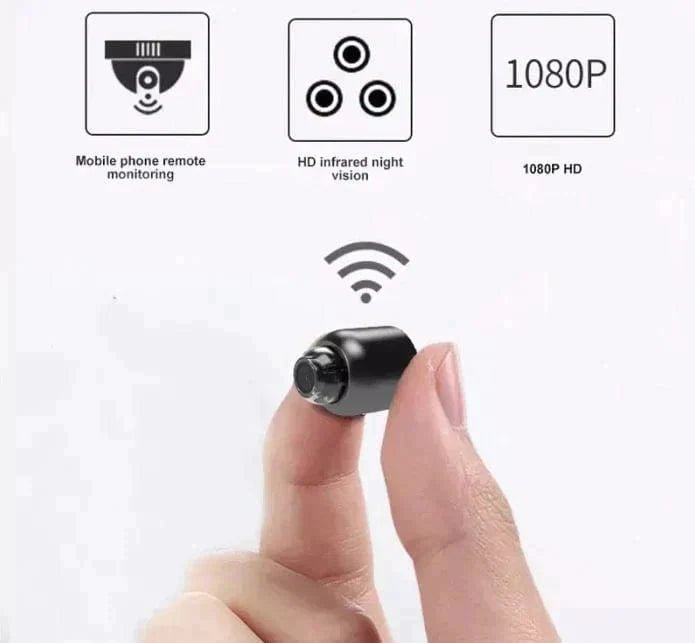 Bezprzewodowa Mini Kamera WiFi Z Trybem Nocnym I Podglądem Mobilnym