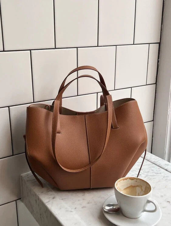 Duża Torebka Damska Shopper Na Ramię