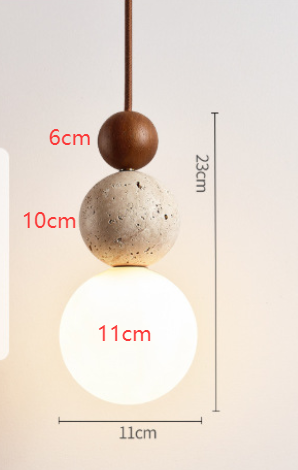 Lampa Wisząca Z Kulistą Formą Do Oświetlenia Wnętrz