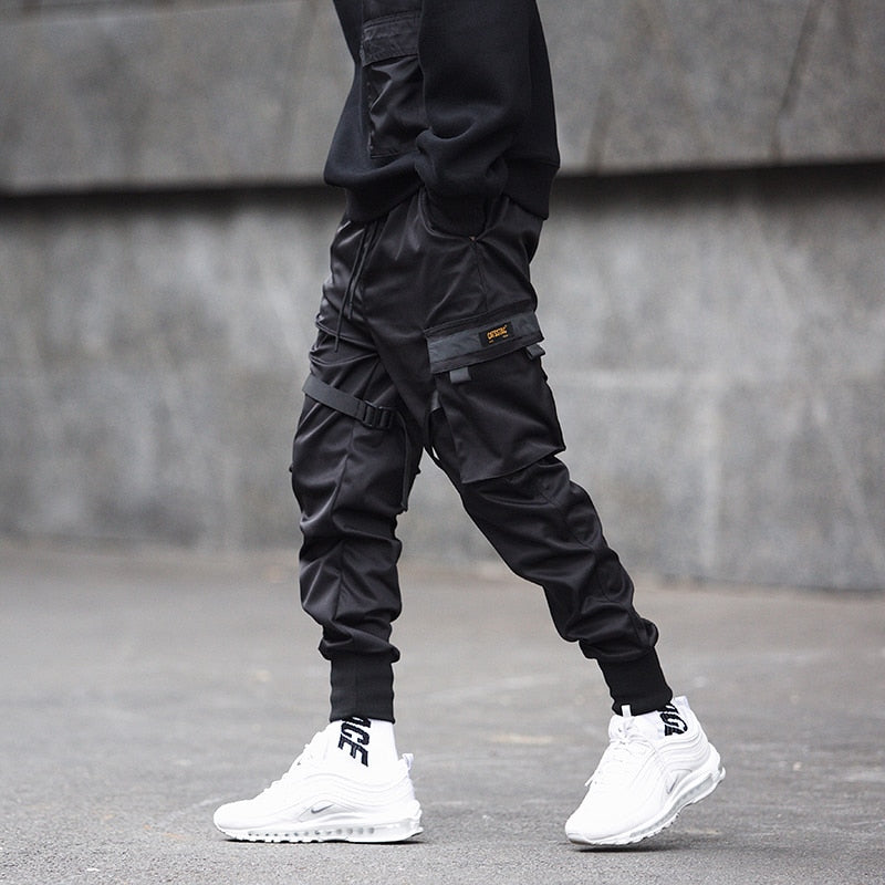 Spodnie Męskie Joggery Cargo Techwear