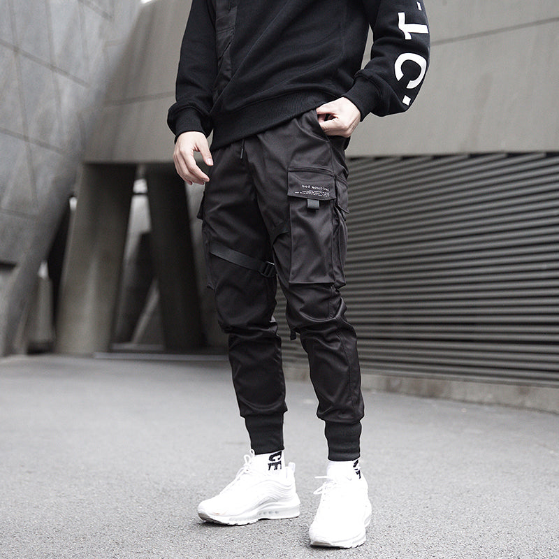 Spodnie Męskie Joggery Cargo Techwear