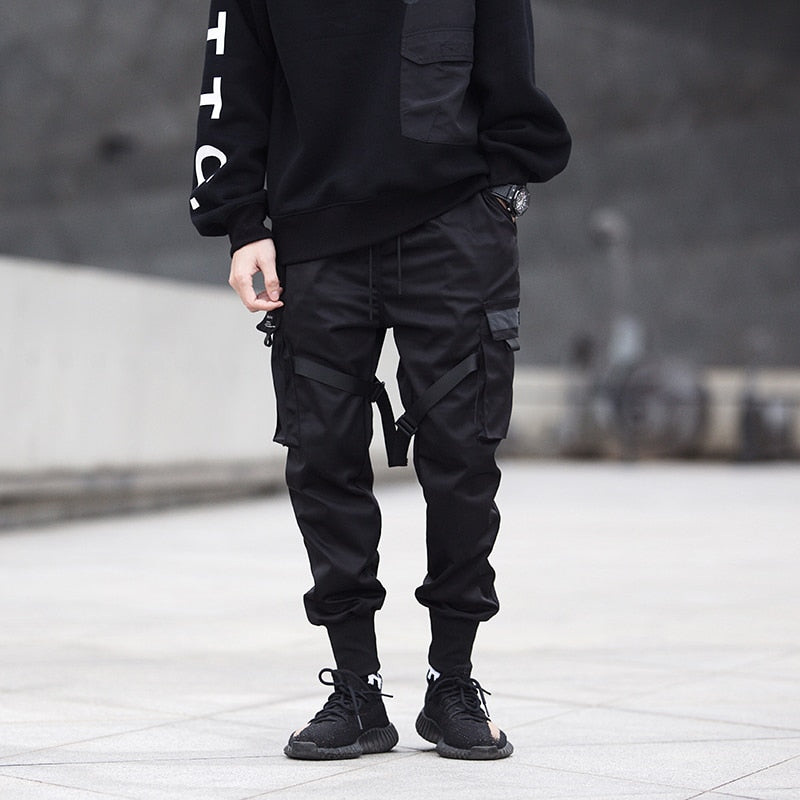 Spodnie Męskie Joggery Cargo Techwear