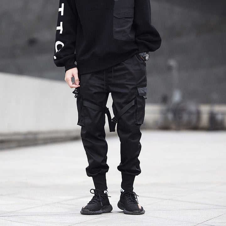 Spodnie Męskie Joggery Cargo Techwear