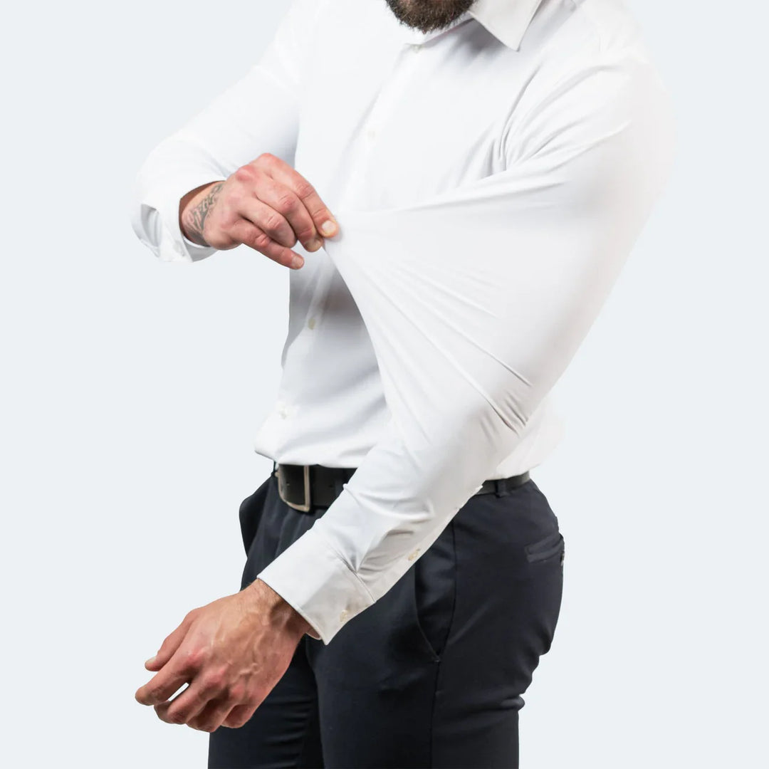 Damien | Męska Koszula Stretch O Dopasowanym Kroju