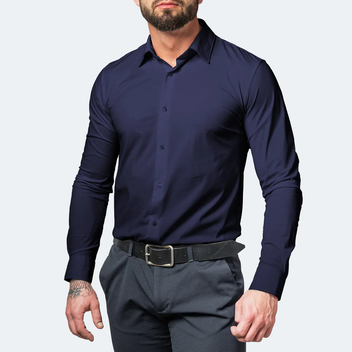 Damien | Męska Koszula Stretch O Dopasowanym Kroju