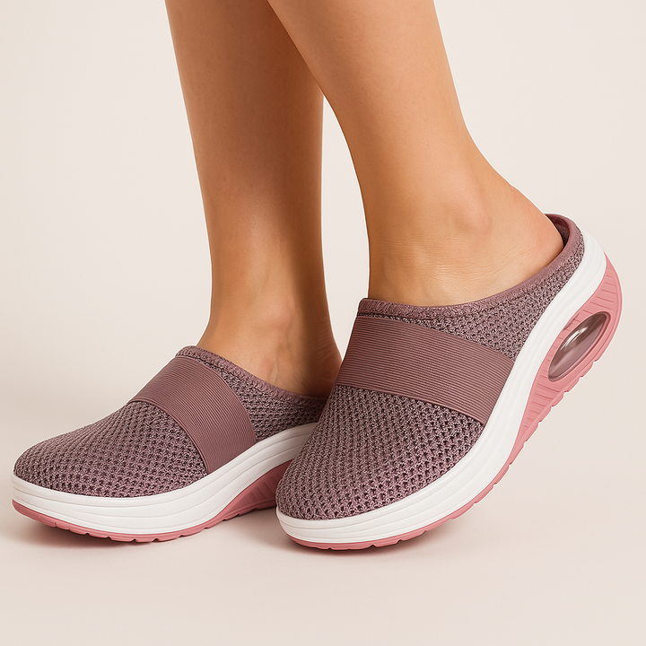 Buty Damskie Wsuwane Na Platformie