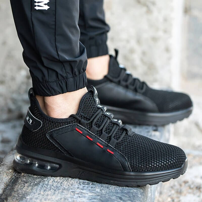 Męskie Buty Robocze z Ochronną Nasadą i Antypoślizgową Podeszwą