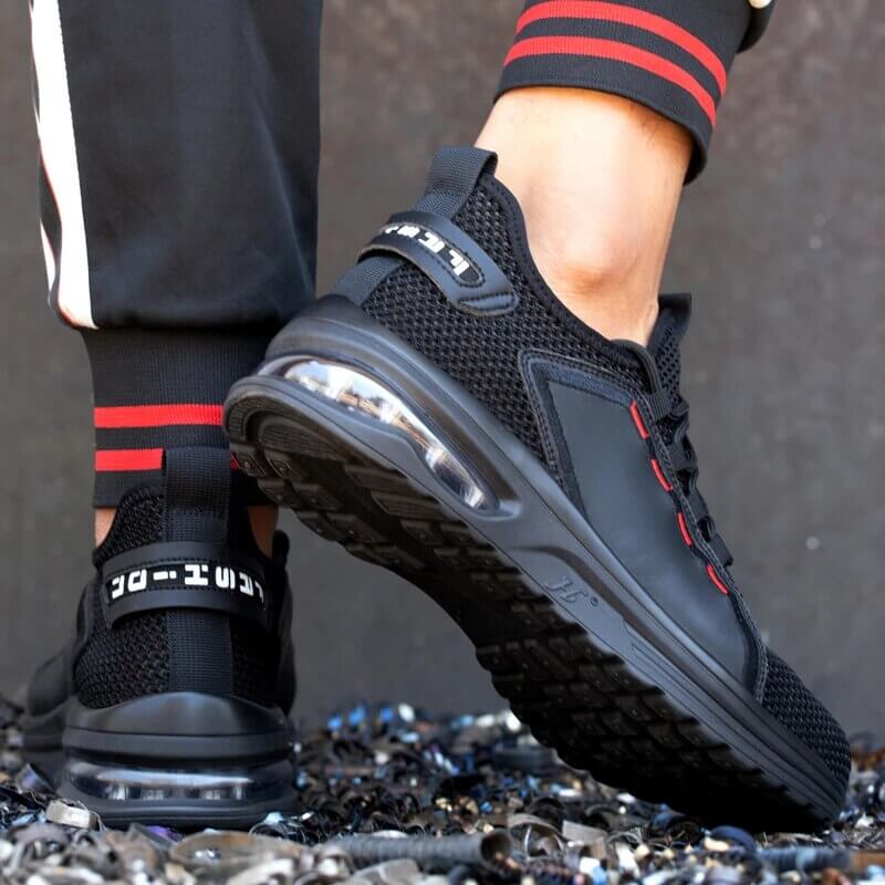 Męskie Buty Robocze z Ochronną Nasadą i Antypoślizgową Podeszwą