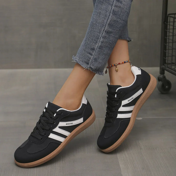 Magda | Sneakersy Damskie Niskie Sznurowane