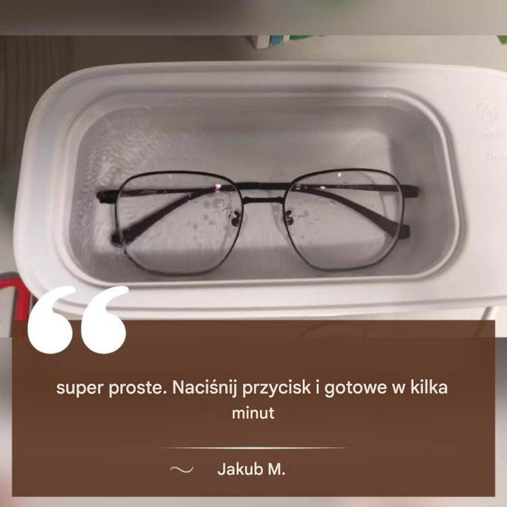 Ultradźwiękowa Myjka Do Biżuterii, Zegarków I Okularów Z Timerem
