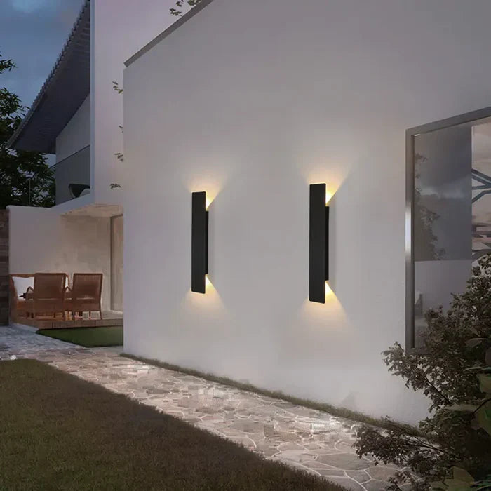 Lampa Ścienna Zewnętrzna LED Góra Dół Do Ogrodu I Tarasu