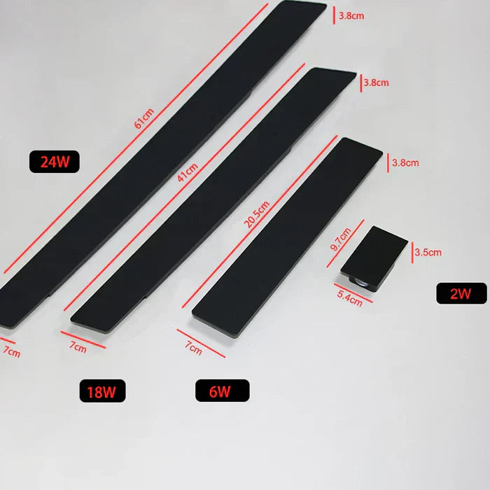 Lampa Ścienna Zewnętrzna LED Góra Dół Do Ogrodu I Tarasu
