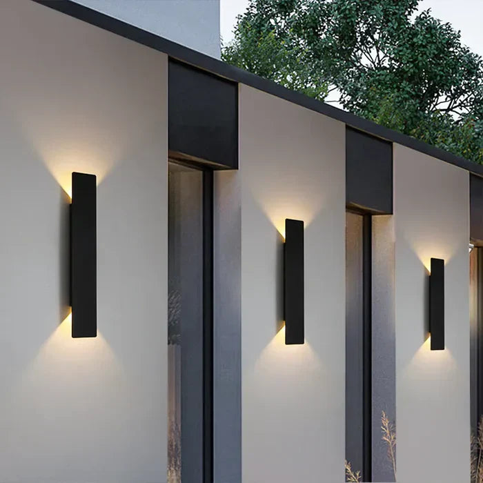 Lampa Ścienna Zewnętrzna LED Góra Dół Do Ogrodu I Tarasu